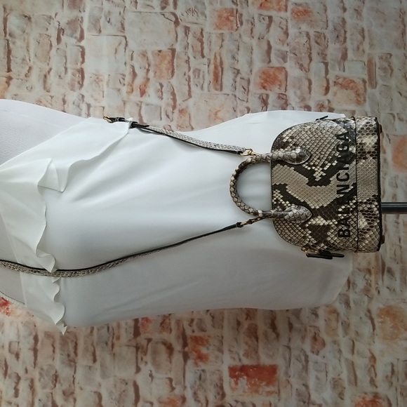 New BALENCIAGA Ville XXS Python Top Handle Bag - Picture 3 of 12